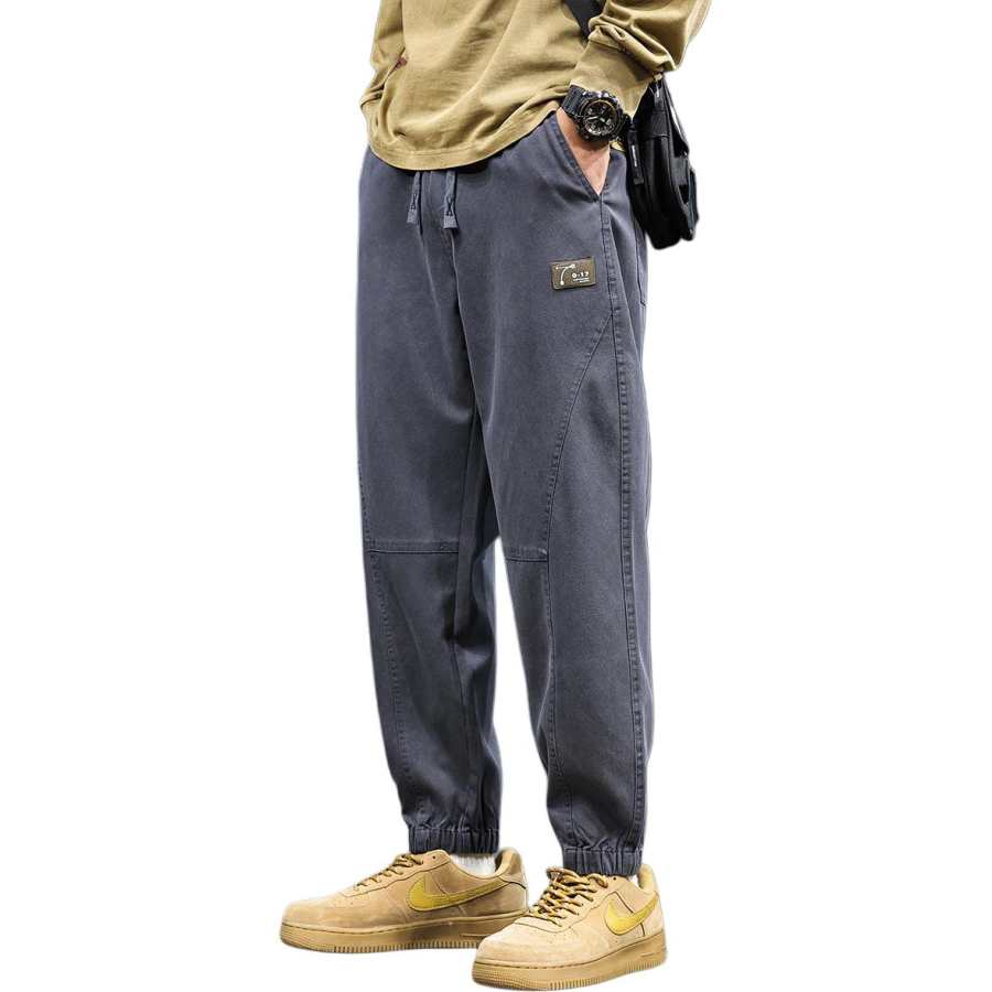 Tonlion Casual Pants Unisex Dark Gray