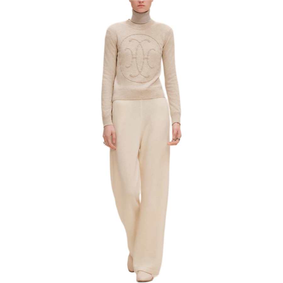 HERMES SS25 Cashmere Sweater Women's Beige