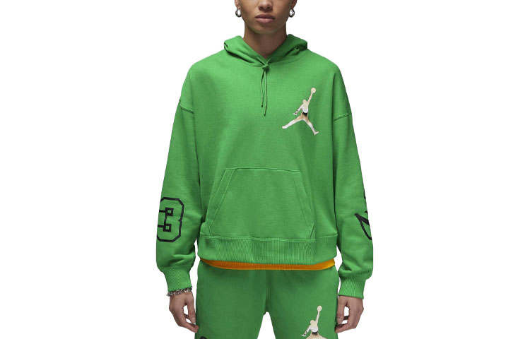 Jordan Jordan Sweatshirts Women's Lucky Green Hooded Moderate Regular
