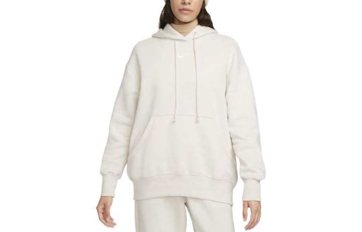 Nike Nike Women's Phoenix Fleece Oversized Pullover Hoodie Light Orewood Brown/Sail