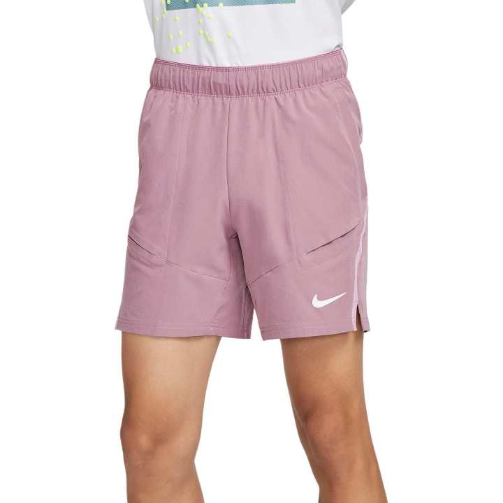 Nike Nike Court AdvantageDri Fit Tennis Bottom Men's Gray Purple/Bold Pink/White