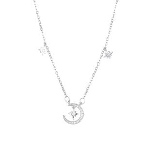 ONEKISS Cinnabar Copper Gold Plated/Zircon Necklaces Women's