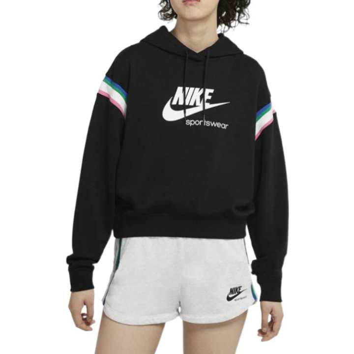 Nike Nike Sweatshirts Women's Black Hooded Moderate Regular