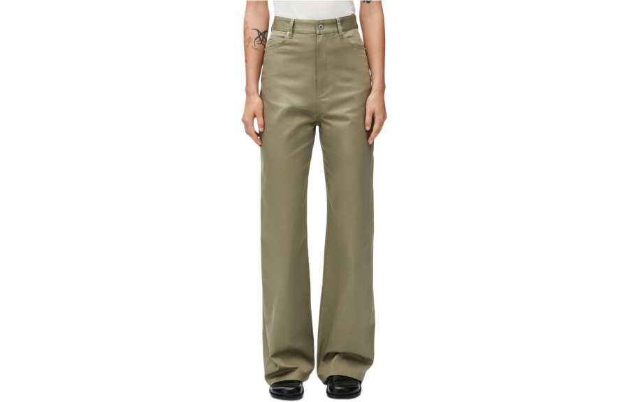 LOEWE LOEWE Logo Patch High Waist Trousers