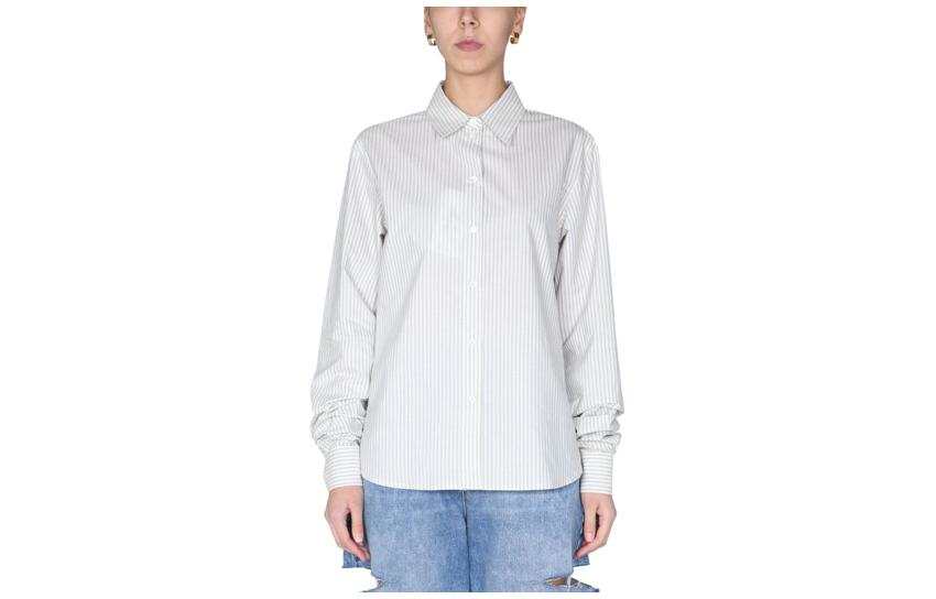 Maison Margiela Stripes Shirt Women's Light Umber