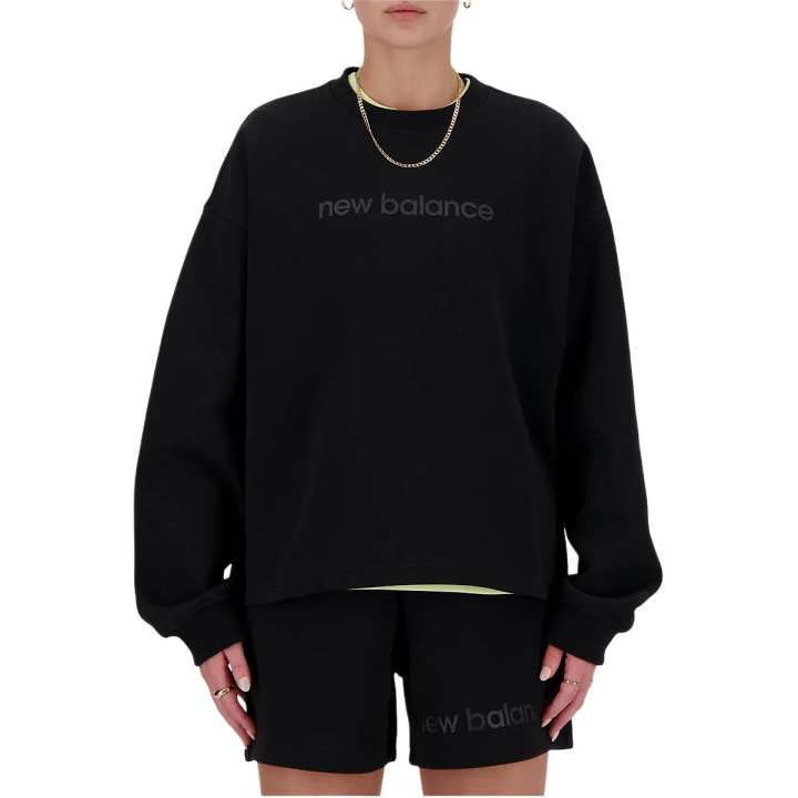 New Balance New Balance Hyper Density Double Knit Crew Sweatshirt Women's Black