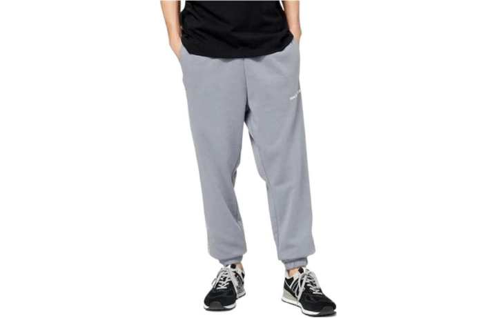 New Balance New Balance Knitted Sweatpants Men's Gray Moderate Cuffed Pants