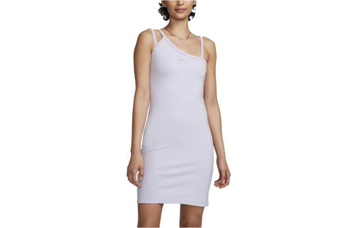 Nike Nike Sleeveless Dresses Women's Oxygen Purple Square Collar Moderate Short