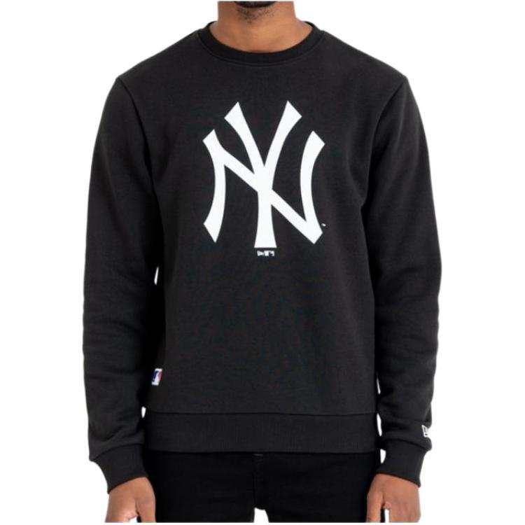 New Era Sweatshirts Men's Black Crew Neck Moderate