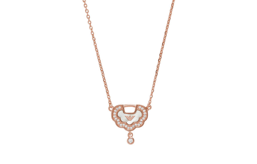 EMPORIO ARMANI 925 Sterling Silver Necklaces Women's
