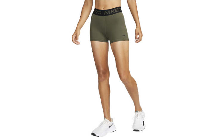 Nike Nike Sports Shorts Women's Khaki Green Moderate Tight Pants