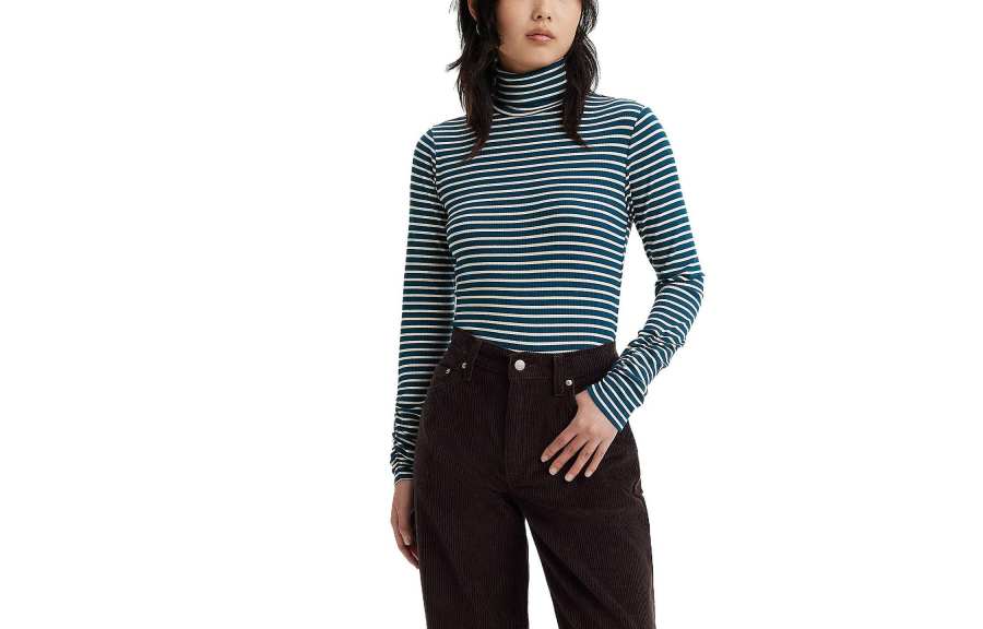 Levis Levis Sweaters Women's Turquoise Turtleneck Moderate Other