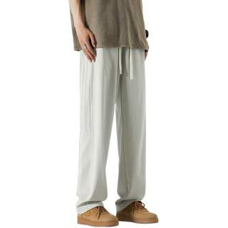FRQ Casual Pants Unisex Thin Straight Fit Pants