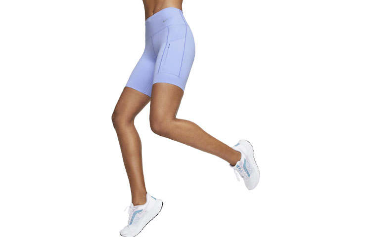 Nike Nike Sports Shorts Women's Light Blue Moderate Tight Pants