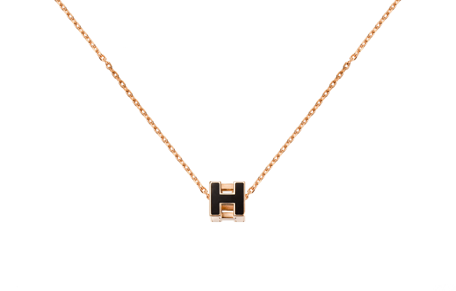 HERMES HERMES Cage D'H Necklaces Women's