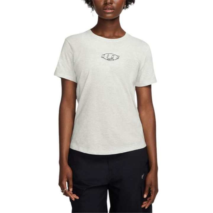 Nike Nike T Shirt Women's Gray White