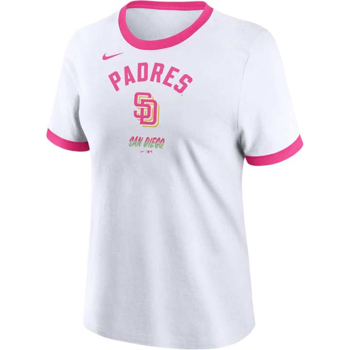Nike Nike San Diego Padres City Connect Women's Nike Mlb Ringer T Shirt