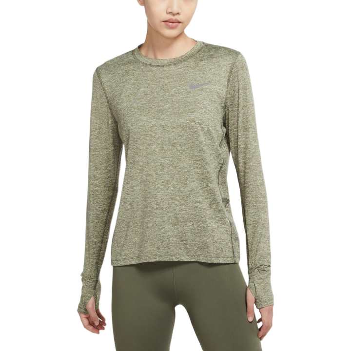 Nike Nike Running T Shirt Women's Olive Green