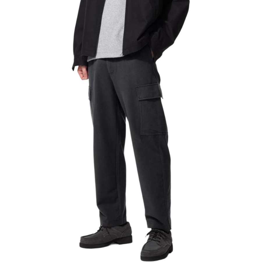 UNIQLO Casual Pants Men's Black Moderate Cargo Pants