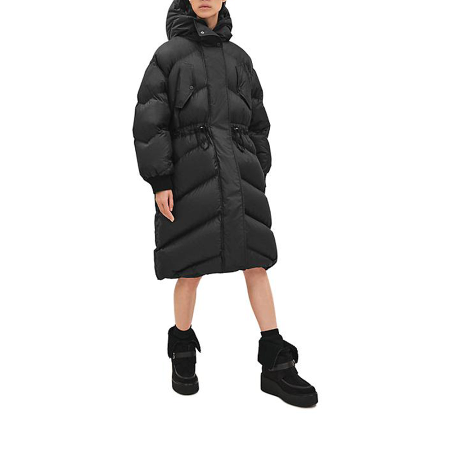 HERMES HERMES FW23 Puffer Jacket Coat Women's Black