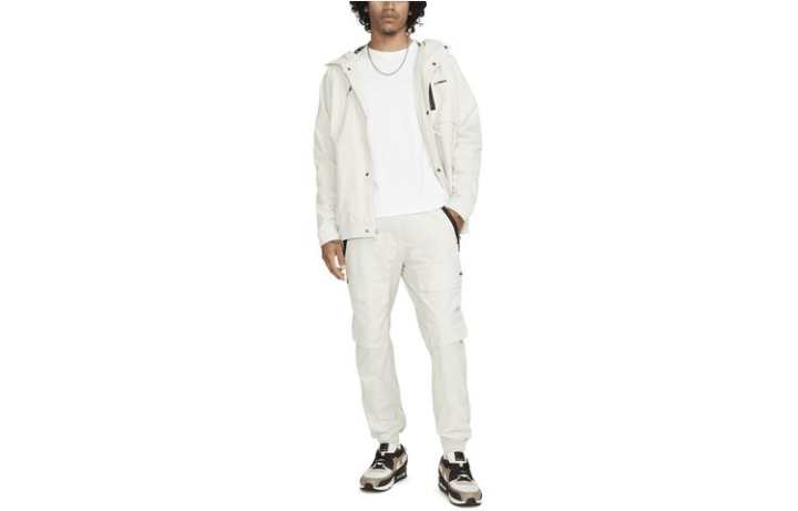 Nike Nike Woven Cargo Trousers Knitted Sweatpants Men's White
