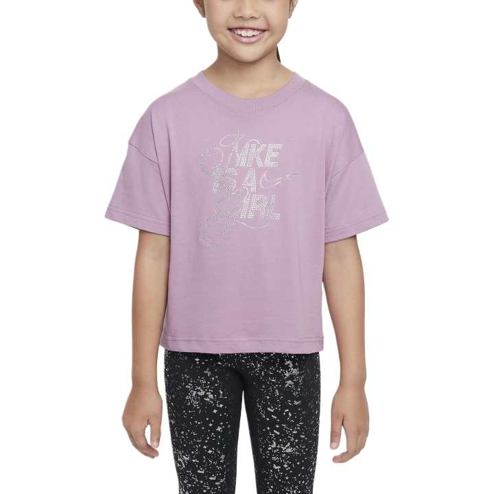 Nike Nike Sportswear T Shirt Plum Red Teenagers