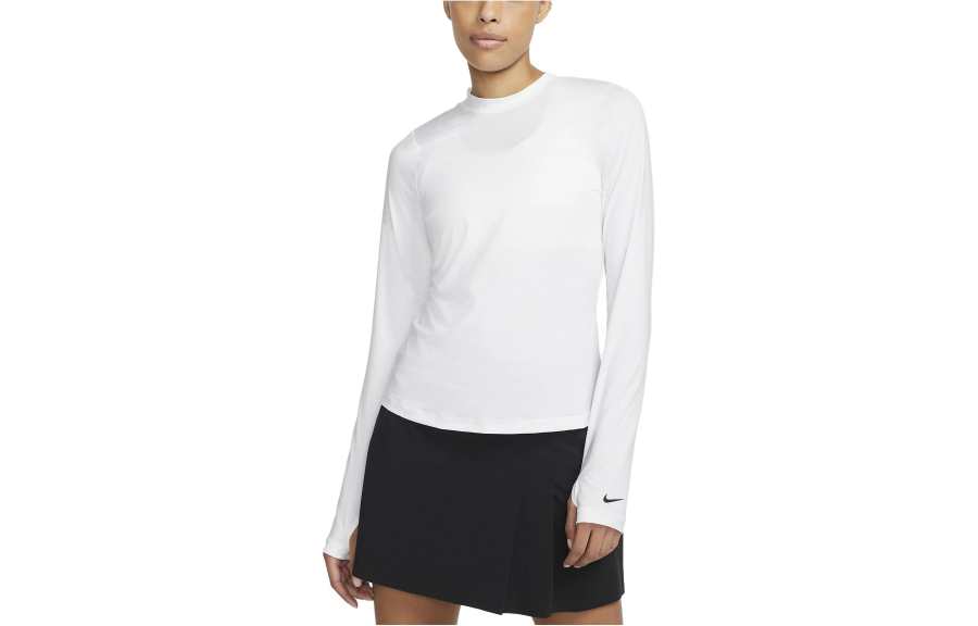 Nike Nike T Shirts Women's White Crew Neck Moderate Straight Fit