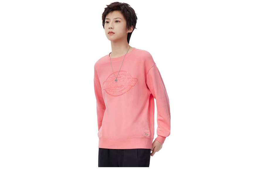 Dickies Sweatshirts Women's Red/CX9 Crew Neck Moderate Other