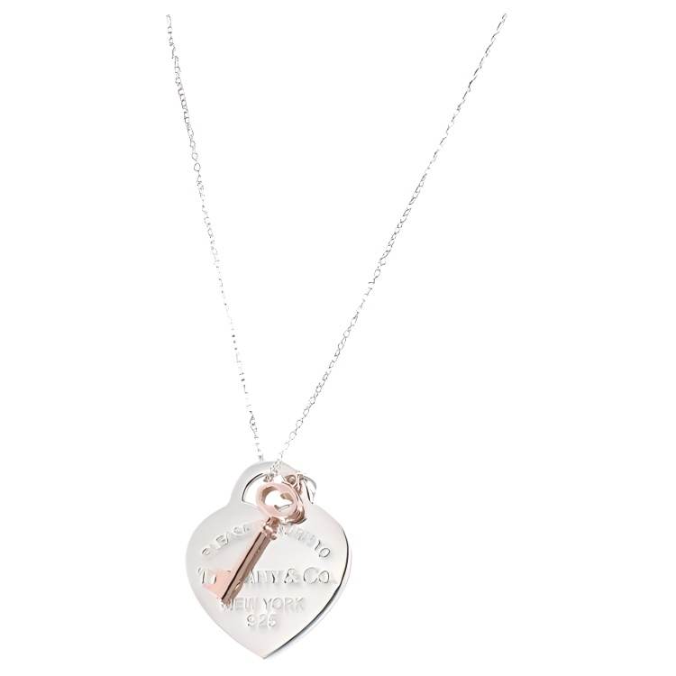 TIFFANY & CO. Tiffany & CO. 2000-2020 sterling silver Open Tear drop necklace