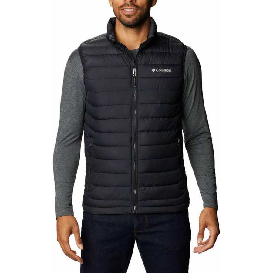 Columbia Vests Men's Black Stand Collar Other