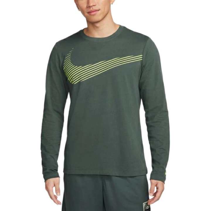 Nike Nike T Shirts Men's Green Crew Neck