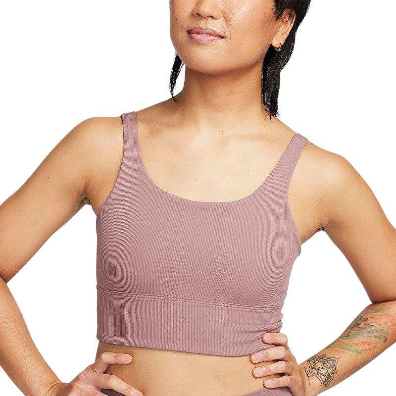 Nike Nike Zenvy Rib Women's Light Support Non Padded Longline Sports Bra