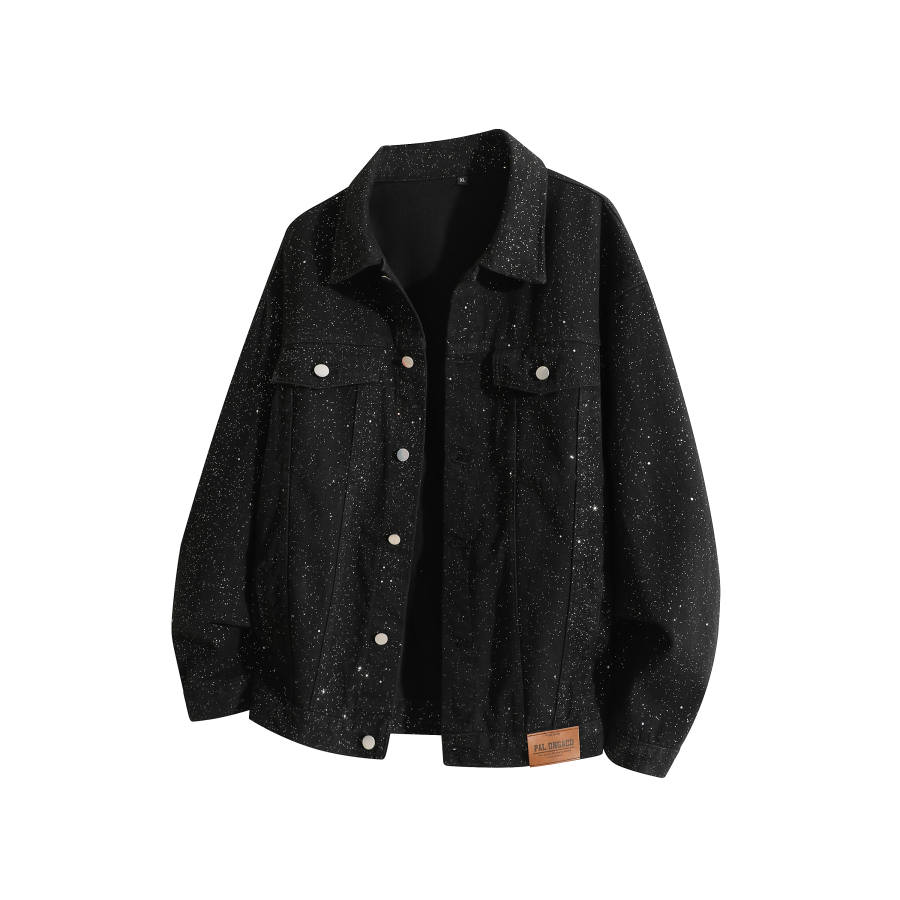 PAL ONGACO Denim Jacket Unisex Black