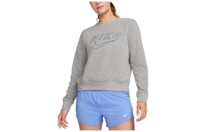 Nike Nike Sweatshirts Women's Gray Crew Neck Moderate Regular