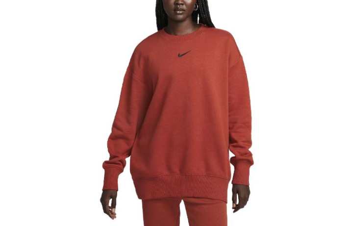 Nike Nike Sweatshirts Women's Light Brown Crew Neck Moderate Regular