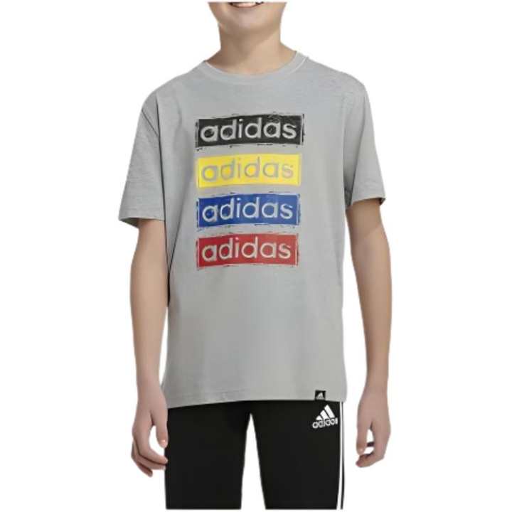 Adidas Adidas Kids T Shirts Crew Neck Moderate