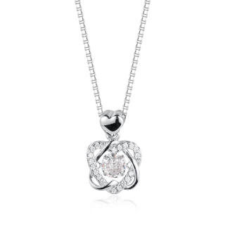 VIGG Zircon With 925 Sterling Silver Necklaces Women's
