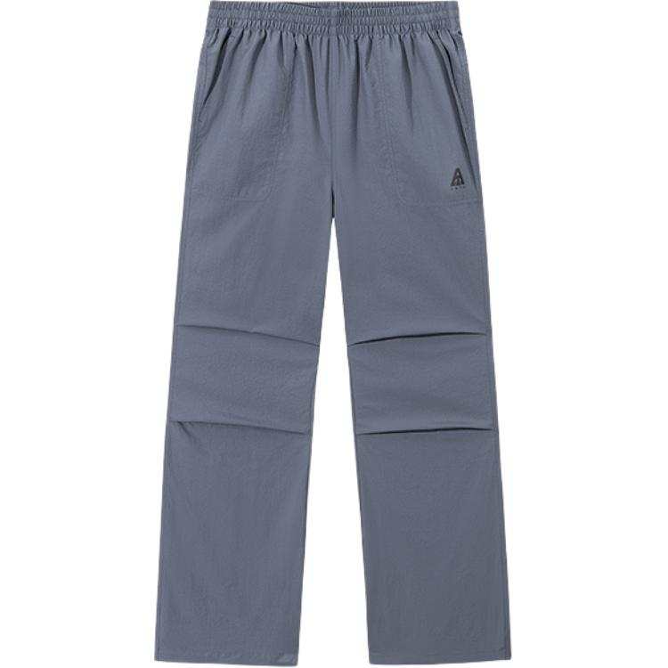 Anta Outdoor Collection Knitted Sweatpants Women's Pale Night Gray 4