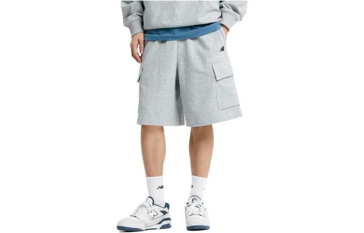 New Balance New Balance Cargo Shorts Unisex Gray Moderate