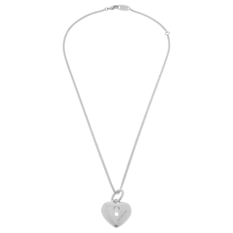 Balenciaga Brass Necklaces Women's Silver