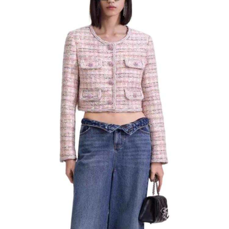 Self-portrait Self portrait Boucle Sequinned Jacket