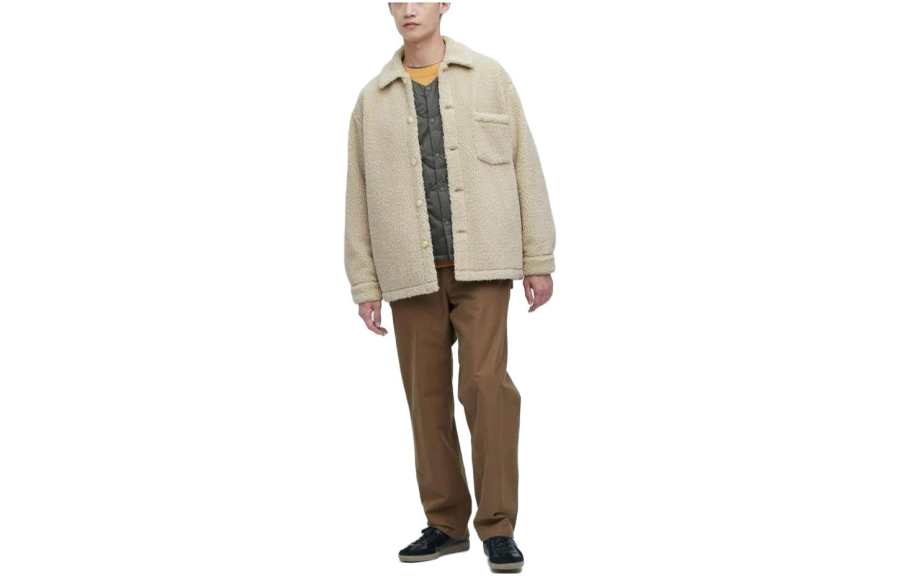 UNIQLO Velvet feel Coat Men's Beige