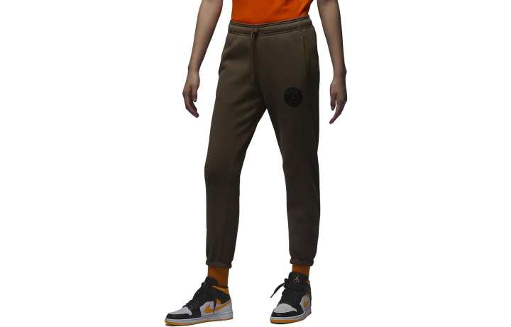 Jordan Jordan Knitted Sweatpants Women's Light Umber Thickened Cuffed Pants