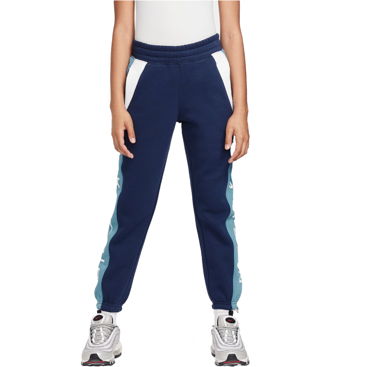 Nike Nike Knitted Sweatpants Midnight Navy Blue/Aegean Blue/White/White Kids'
