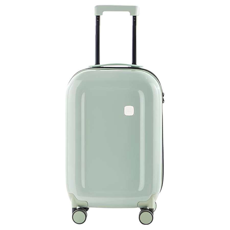 ELLE ABS+PC Material Trolley Bag 20 Inch, 24 Inch Women's Shell White/Rhine Blue/Green Slate