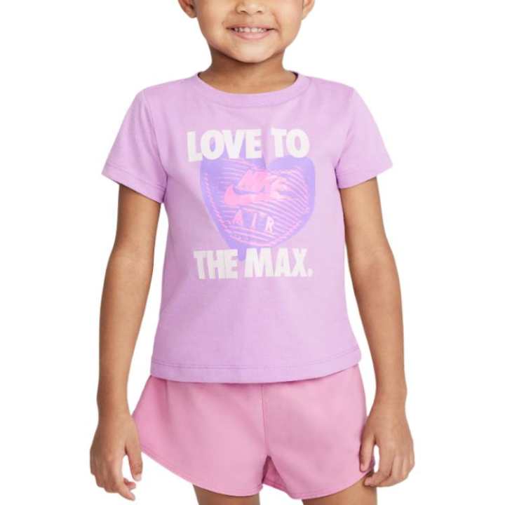 Nike Nike Air T Shirt Purple Children Aged 3 7 Years Old