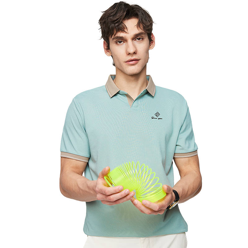 Hodo Polo Shirts Men's Polo Collar Thin Straight Fit