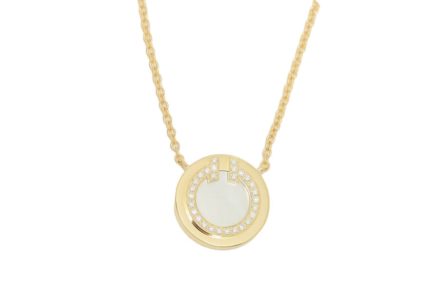 TIFFANY & CO. T 18K Gold Necklaces Women's