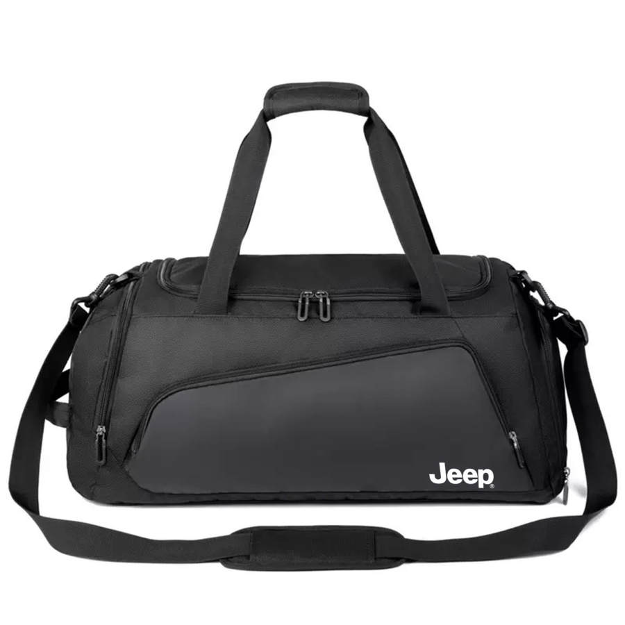 Jeep Oxford Gym Bag Regular Unisex Black/Gray Green