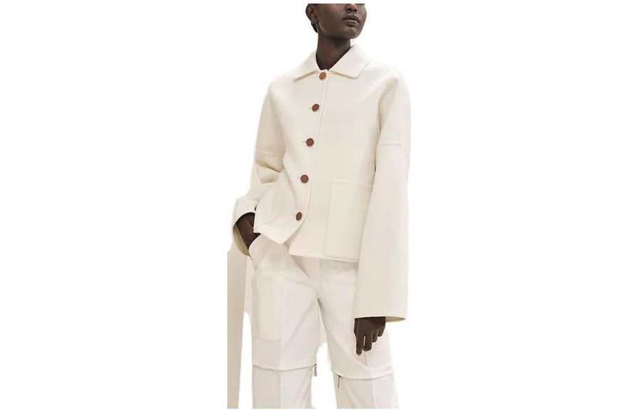 HERMES HERMES Jackets & Coats Women's White